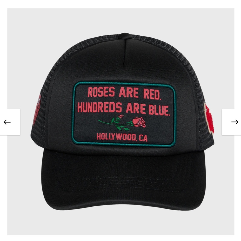 Homme + Femme Poetry Trucker Hat Black